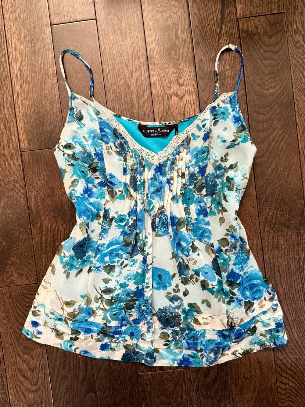 GUESS 100% SILK Floral Cami